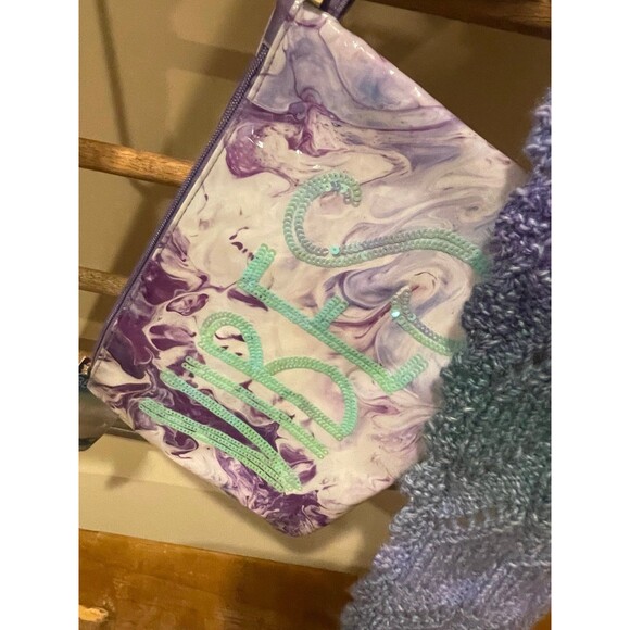 Ombre hand knitted hat&scarf set - Picture 2 of 3